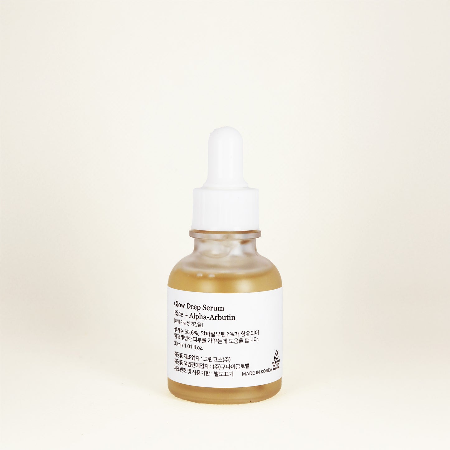 Beauty of Jeoson Glow Deep Sérum Rice + Alpha Arbutin Unifie le teint Peaux Ternes 30 ml