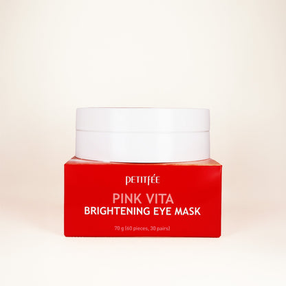 Petitfée Pink Vita Brightening Eye Mask 60 patchs hydrogel Eclaircit les cernes