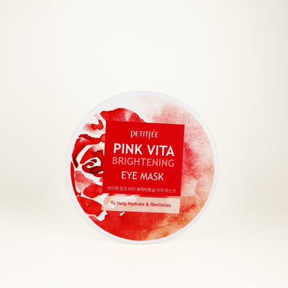 Petitfée Pink Vita Brightening Eye Mask 60 patchs hydrogel Eclaircit les cernes