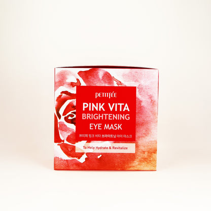 Petitfée Pink Vita Brightening Eye Mask 60 patchs hydrogel Eclaircit les cernes