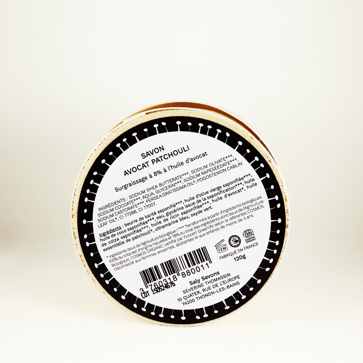 Savon Avocat Patchouli