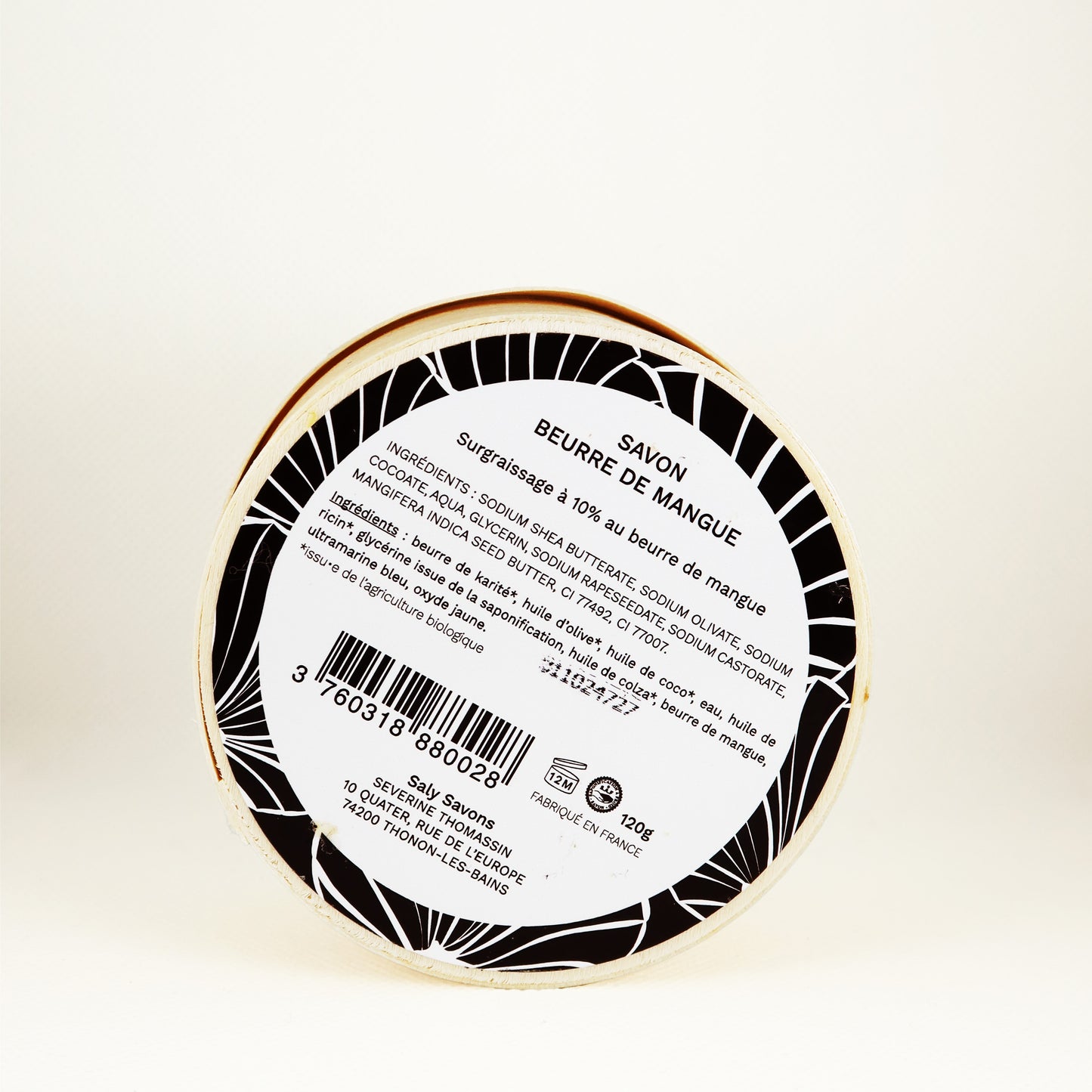 Savon Beurre de Mangue