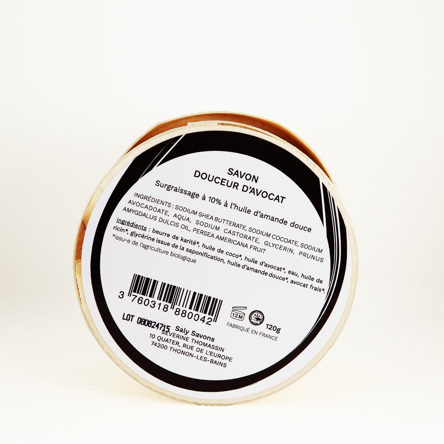 Savon Douceur d'Avocat